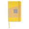 Fabriano EcoQua Plus Stitch-Bound Notebook - Yellow, 3-1/2" x 5-1/2", Dot Grid